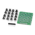 MCU إمتداد 4x4 16-Key مادّة ترابط لوحة مفاتيح وحدة نمطيّة ل Arduino