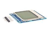 5110 شاشة LCD الوحدة النمطية مع الأبيض والأزرق الخلفية محول PCB 84X48 84 * 48