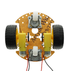 UNO R3 2WD الذكية روبوت سيارة الهيكل كيت ABS عجلة عالمية لتعليم STEM
