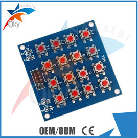 16 لوحة مفاتيح PCB 4 × 4 LED مصفوفة نقطة لاردوينو ، MCU / AVR / ARM زر تبديل لوحة لوحة