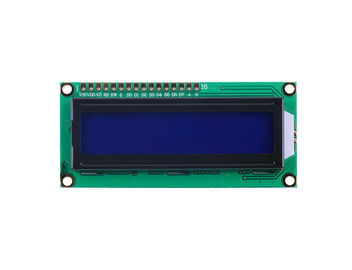 شاشة LCD وحدة اردوينو الاستشعار LCM 16x2 الأزرق الخلفية HD44780 2 سنة الضمان