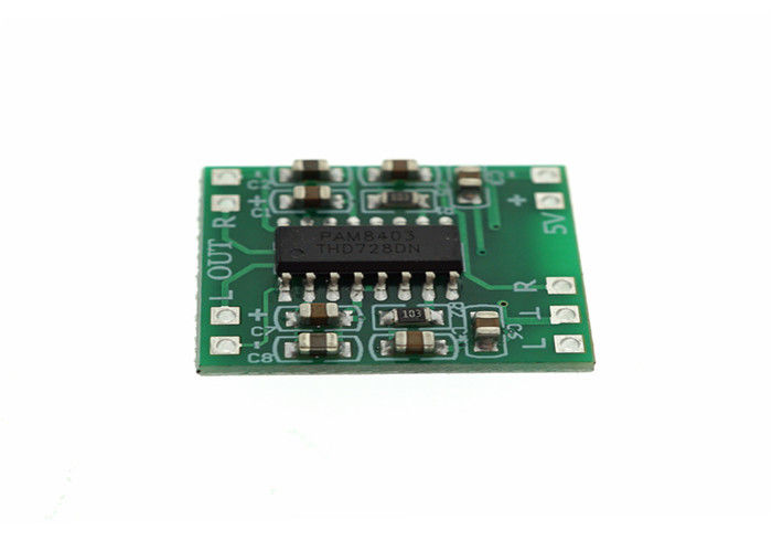 2 قناة Digital مضخم لوح 3W خرج قوة 2.5V - 5V جهد ​​فلطيّ منظم